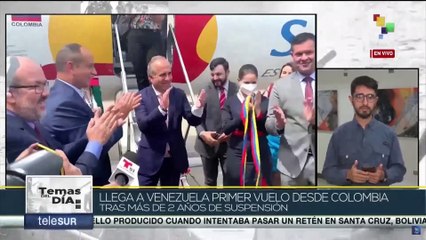 Venezuela recibe primer vuelo desde Colombia luego de 2 años de suspensión