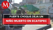 Conductor arrolla siete personas en Ecatepec y ocasiona la muerte de un menor