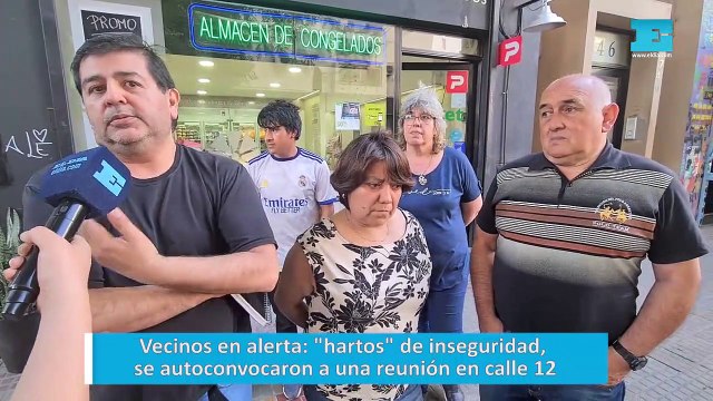 Vecinos en alerta: hartos de inseguridad, se autoconvocaron a una reunión en calle 12