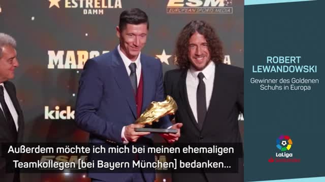 Lewandowski zum erneuten Sieg des Goldenen Schuhs