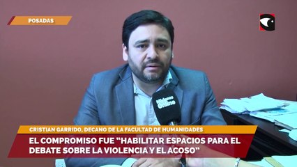 El compromiso fue “habilitar espacios para el debate sobre la violencia y el acoso”