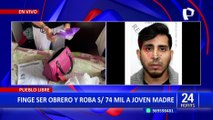 Pueblo Libre: Delincuente finge ser obrero y roba 74 mil soles a joven madre