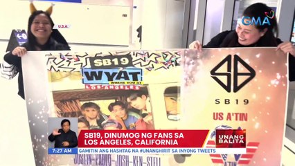 SB19, dinumog ng fans sa Los Angeles, California | UB