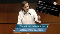 AMLO ya no gobierna ni a sus corcholatas: Lilly Téllez llama a marchar en defensa del INE