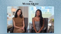 Charlotte Nicdao, Imani Hakim, Danny Pudi and Naomi Ekperigin, on Apple TV   MYTHIC QUEST Season 3
