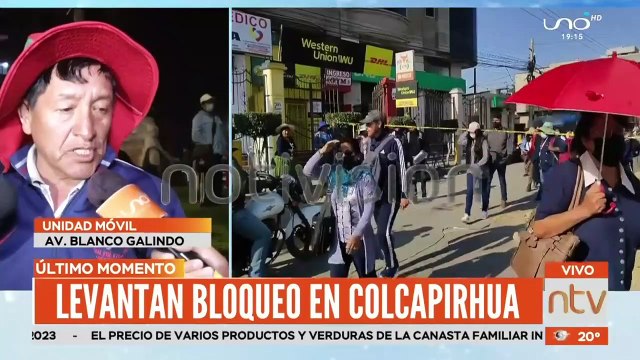 Determinan cuarto intermedio en conflicto de Colcapirhua y levantan bloqueo