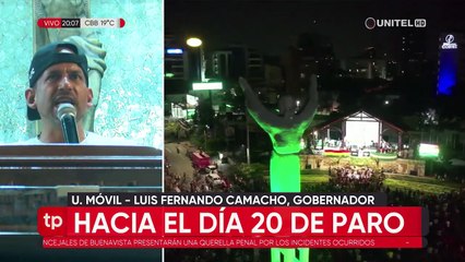 Camacho dice que Santa Cruz no dará el brazo a torcer