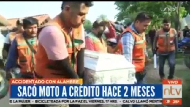 Cinco aprehendidos por muerte de mototaxista que chocó contra un cable