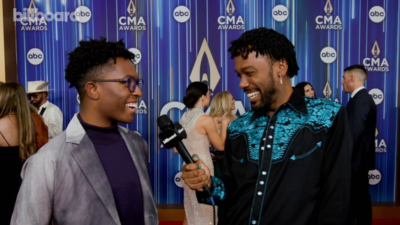 Breland Talks His Collaborations With Nelly, Mickey Guyton and Blanco Brown, Performing At Stage Coach, His First CMA Award Nomination & More | CMA Awards 2022
