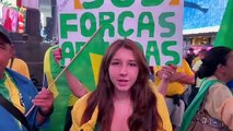 Young Brazilian Election Protester WE WERE ROBBED