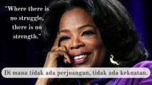 20 quotes oprah winfrey ( Part I ), terjemahan indonesia