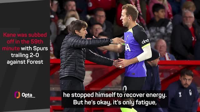 'Kane is really, really tired' - Conte on sub decision