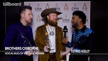 Brothers Osborne On Winning Vocal Duo Of The Year For The Fifth Time, Potential Collaboration With Dan   Shay & More | CMA Awards 2022