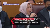 Tatapan Kuat Maruf Saat Jaksa Cecar Kodir ART Sambo Soal Laporan Rumah Duren Tiga Bersih