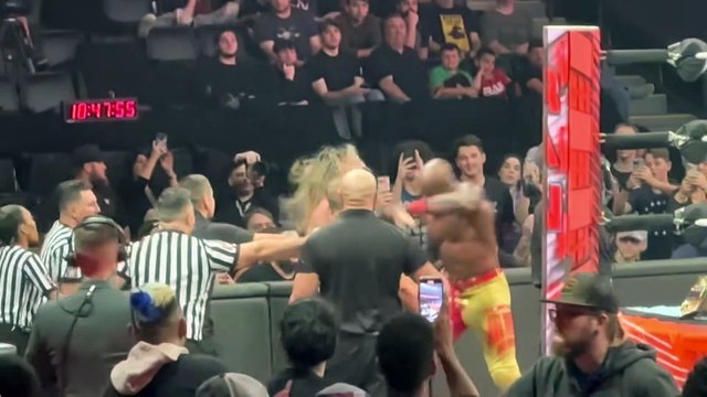 Bobby Lashley Slams Seth Rollins Through Table - WWE Raw 11/7/22
