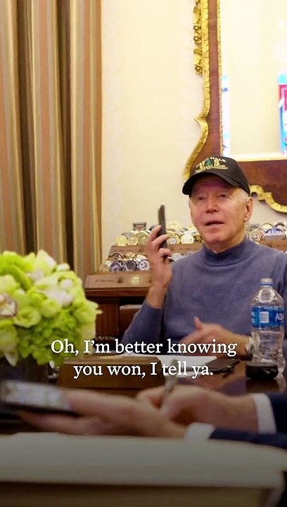 "Hey, buddy, it's Joe Biden": Biden felicitó a varios de los ganadroes de las midterms