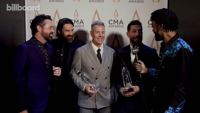 Old Dominion Talk Winning Vocal Group Of The Year & Share Their Excitement For Jordan Davis' Big CMA Win | CMA Awards 2022