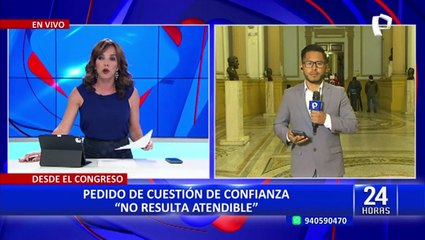 José Williams sobre cuestión de confianza: “Su pedido no resulta atendible”