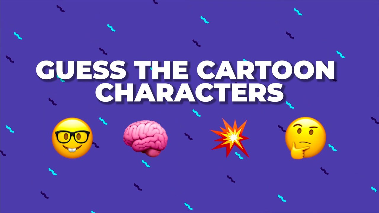 Guess The CARTOON CHARACTERS 
