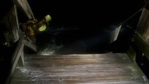 Pier washed away on Melbourne Beach as Nicole nears the Florida coast