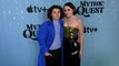 Austin Zajur and Harley Quinn Smith attend Apple TV+'s 