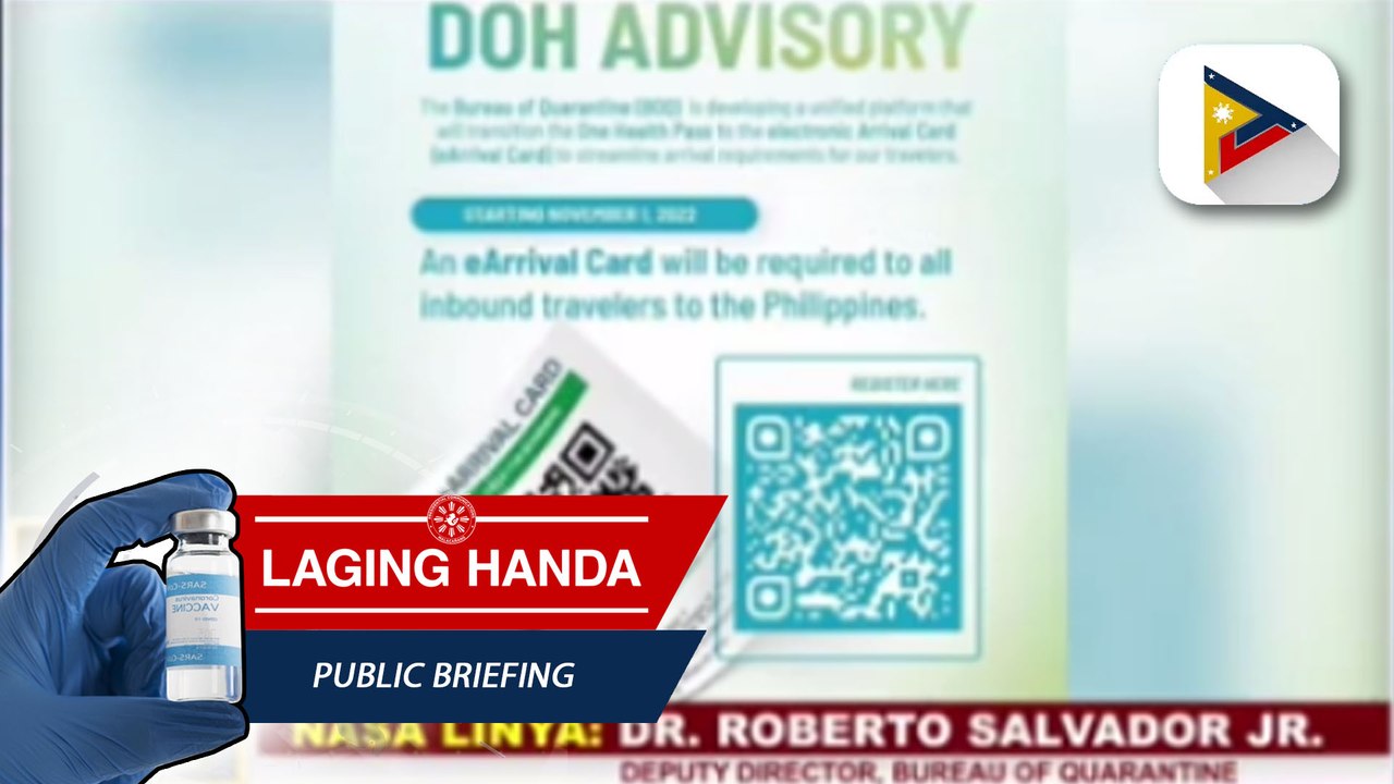 BOQ: Walang bayad ang pagkuha ng e-arrival card