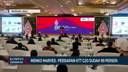 Persiapan KTT G20 Capai 99 Persen