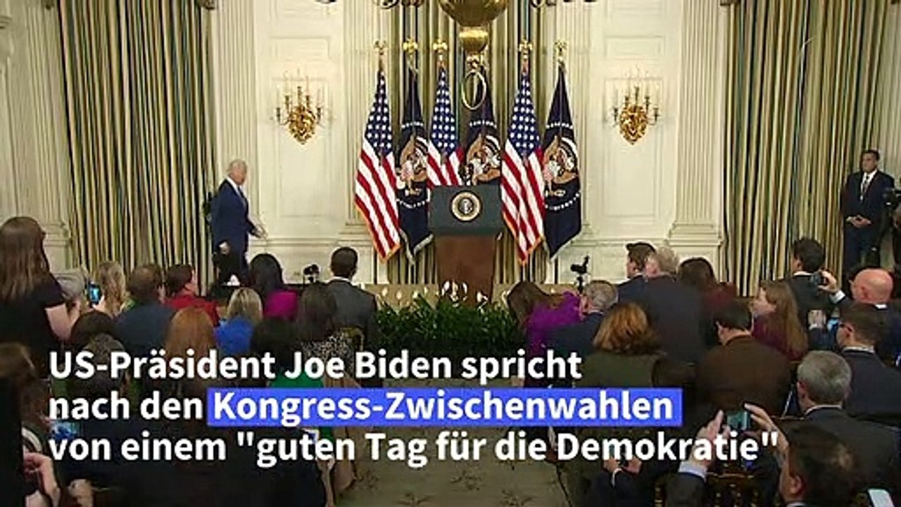 Biden: 'Rote Welle' bei US-Zwischenwahlen ausgeblieben
