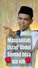 Ustad Abdul Shomad bisa aja nih HIHIHI