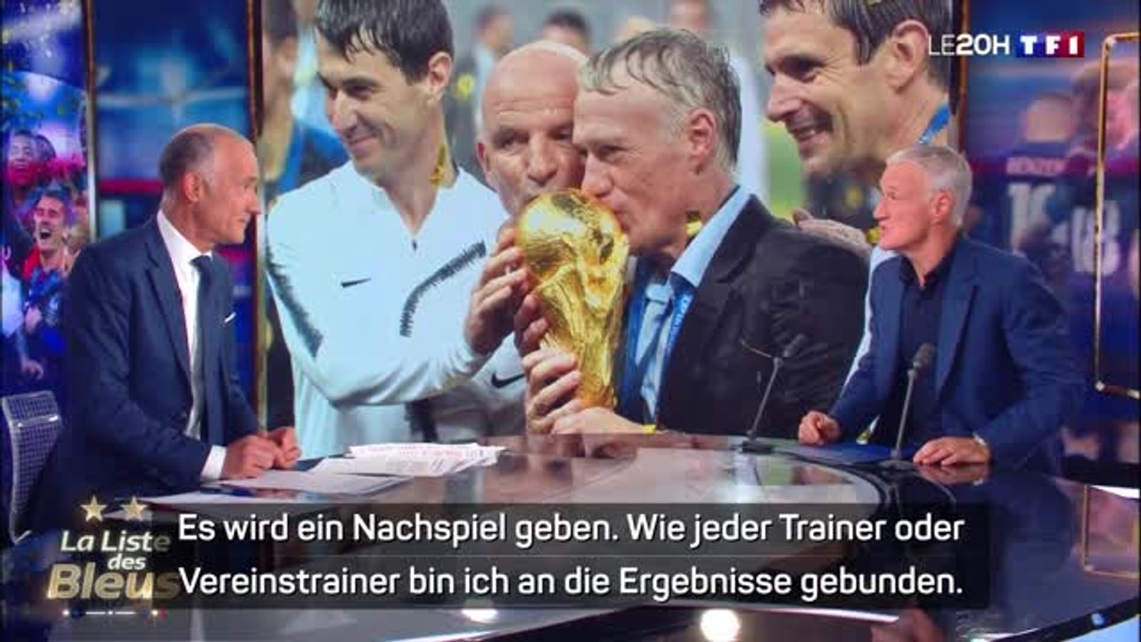 Deschamps zuversichtlich: "konzentriert auf die wm"