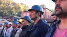 ZONGULDAK - Maden işçileri Büyük Önder Atatürk'ü andı