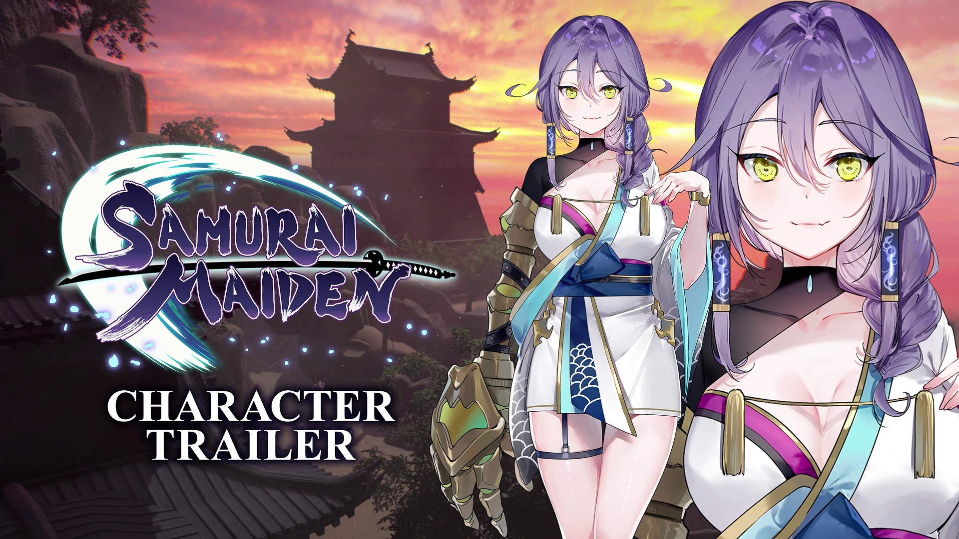 Samurai maiden игра. Samurai maiden. Samurai игра. Обои на пк аниме. Samurai maiden.