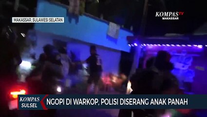 Detik-Detik Penangkapan Pelaku Penyerangan Warkop Berisi Anggota Polisi