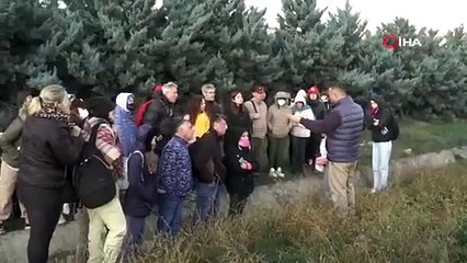 Turistleri taşıyan şoför iki araç arasında kalarak can verdi