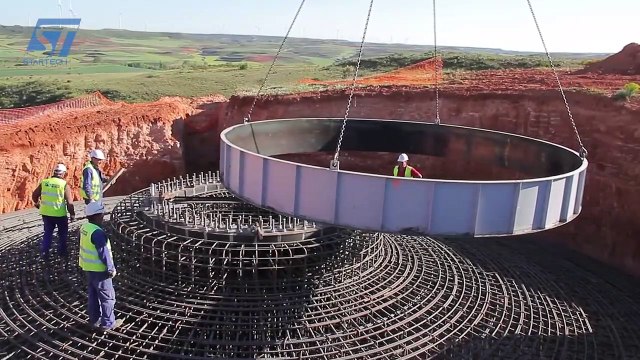 26.Incredible Biggest Wind Turbine Farm Installation Technology. Amazing Giant Factory Machines Working