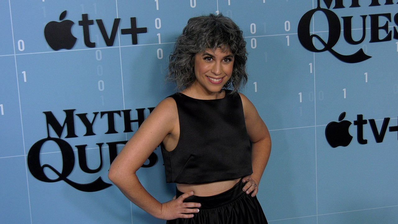 Ashly Burch attends Apple TV+'s "Mythic Quest" season 3 premiere in Los Angeles