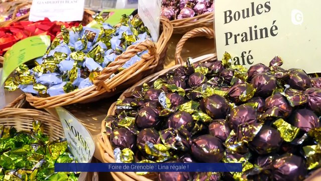 Reportage - Foire de Grenoble : Lina régale !