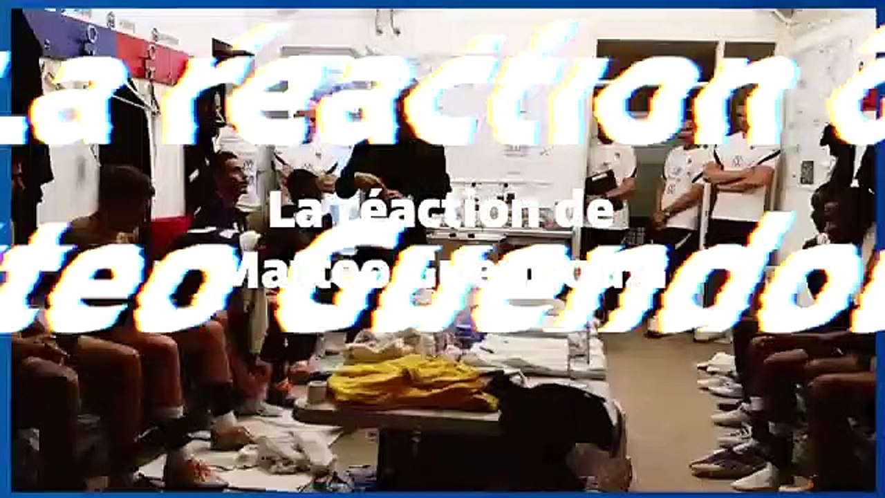 Réaction de Matteo Guendouzi_ Equipe de France I FFF 2022