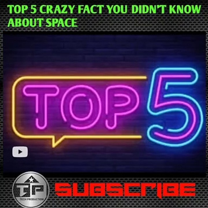 Top 5 Crazy Facts About Space _ Tech Production _ #shorts #youtubeshort #education