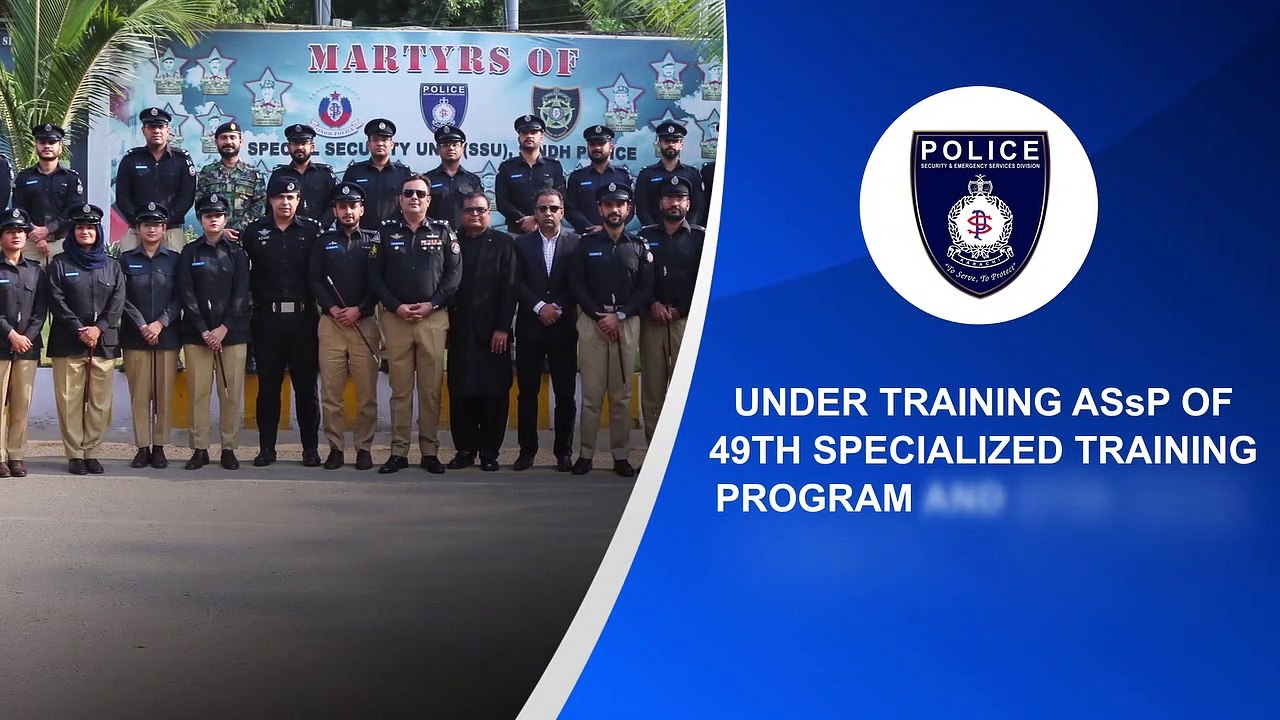 UNDER TRAINING ASsP VISITS SSU HEADQUARTERS.