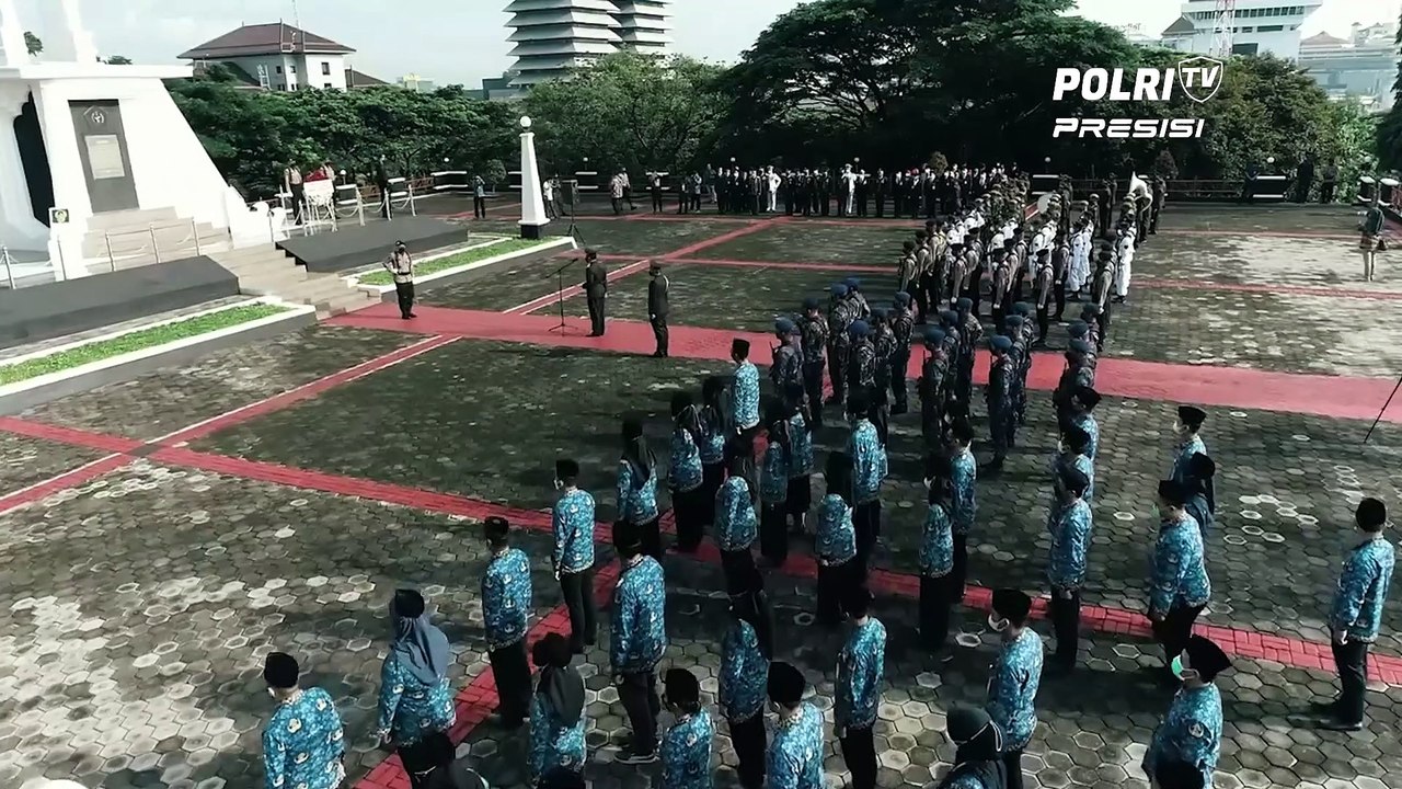 Polda Jateng Gelar Upacara Ziarah Nasional Peringatan Hari Pahlawan ke-77 Tahun 2022