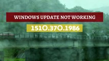 Windows Update Not Working-151O.37O.1986