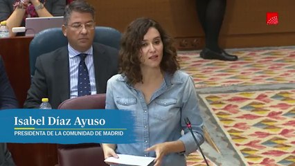 Ayuso dice que la emergencia climática responde a una "gran estafa"