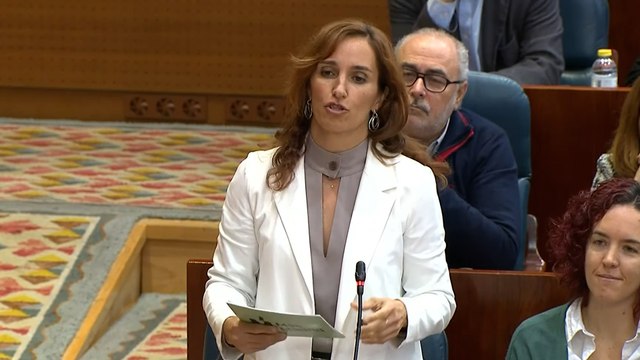 El repaso de Mónica García a Díaz Ayuso sobre la gestión sanitaria: Sigue cuesta abajo y sin frenos