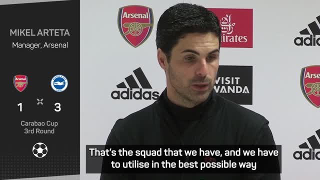 Arteta looking at January 'opportunities' after cup exit
