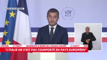 Ocean Viking : Gérald Darmanin dénonce l’attitude de l’Italie