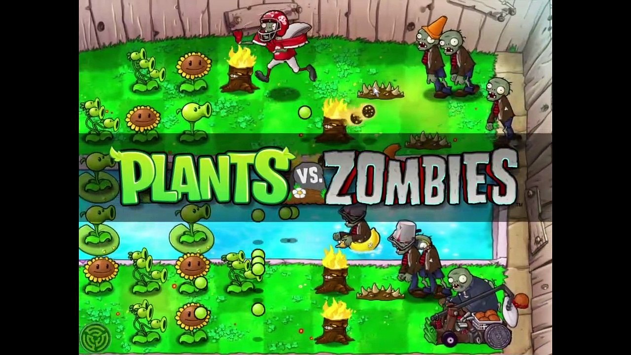 Plants vs Zombies - Adventure Level 1-9