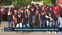 Relawan di Bengkulu Deklarasi Ganjar Capres 2024