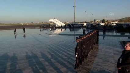 SEMERKANT - Cumhurbaşkanı Erdoğan Özbekistan'a geldi