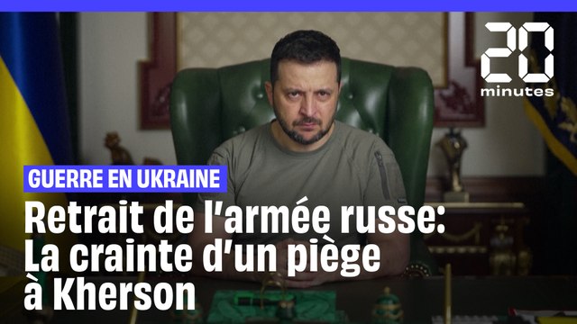 Guerre en Ukraine : Ce que l'on sait du retrait des troupes russes de Kherson